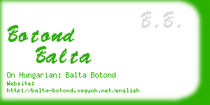 botond balta business card